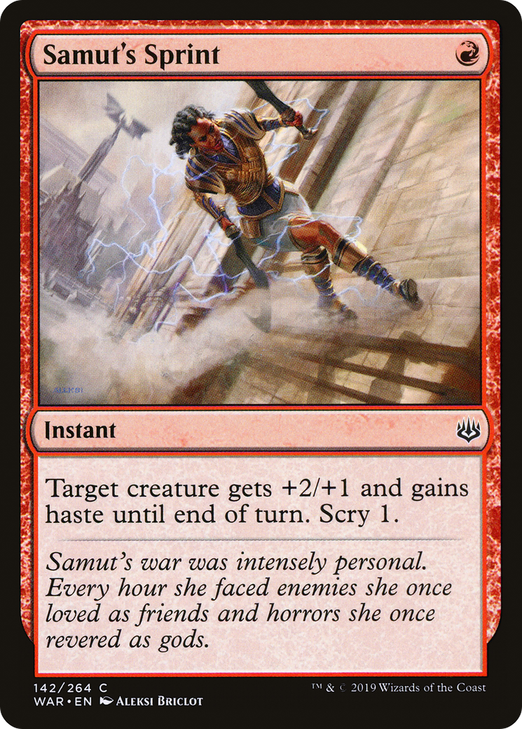 Samut's Sprint (142) Foil - War of the Spark
