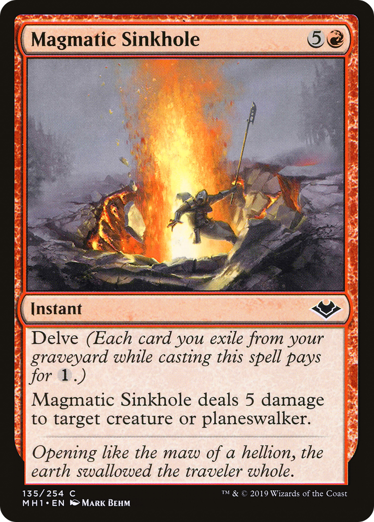 Magmatic Sinkhole (135) Foil - Modern Horizons