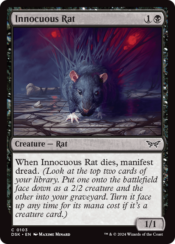 Innocuous Rat [Duskmourn: House of Horror] | Silver Goblin