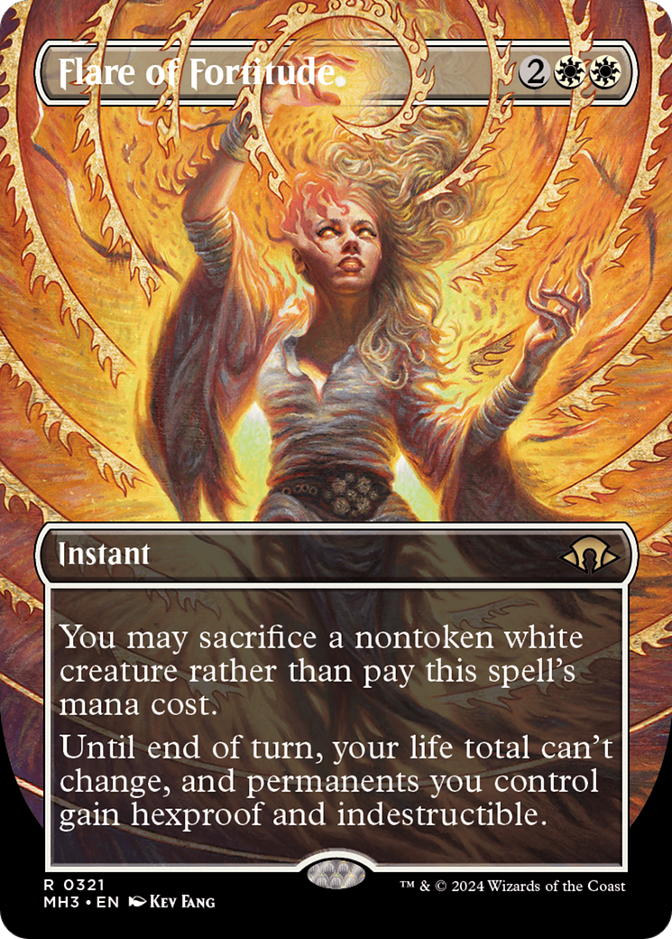 Flare of Fortitude (Borderless) (321) - Modern Horizons 3