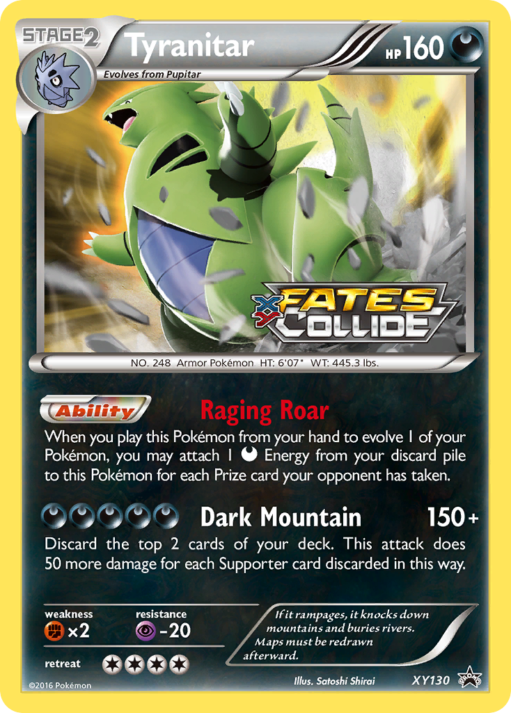 Tyranitar (XY130) [XY: Black Star Promos] | Silver Goblin