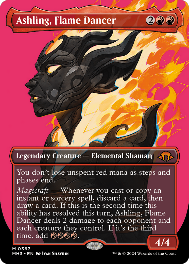 Ashling, Flame Dancer (Borderless) (367) - Modern Horizons 3