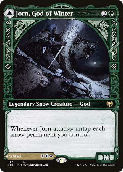 Jorn, God of Winter // Kaldring, the Rimestaff (Showcase) (317) - Kaldheim