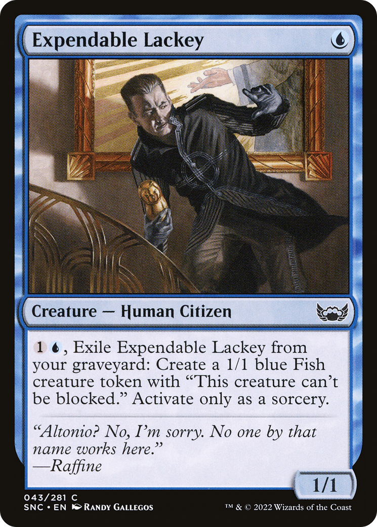 Expendable Lackey (043) Foil - Streets of New Capenna