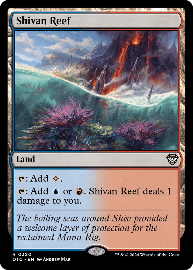 Shivan Reef (320) - Outlaws of Thunder Junction Commander