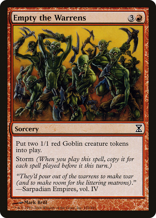 Empty the Warrens (152) - Time Spiral