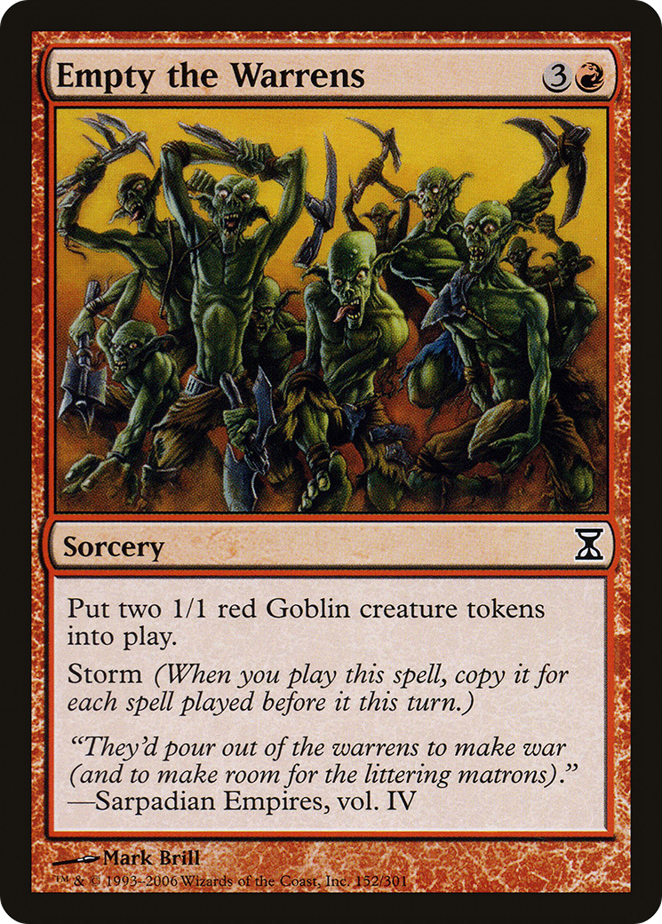 Empty the Warrens (152) Foil - Time Spiral