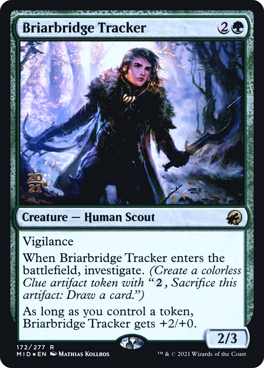 Briarbridge Tracker (172) Foil - Innistrad: Midnight Hunt Promos