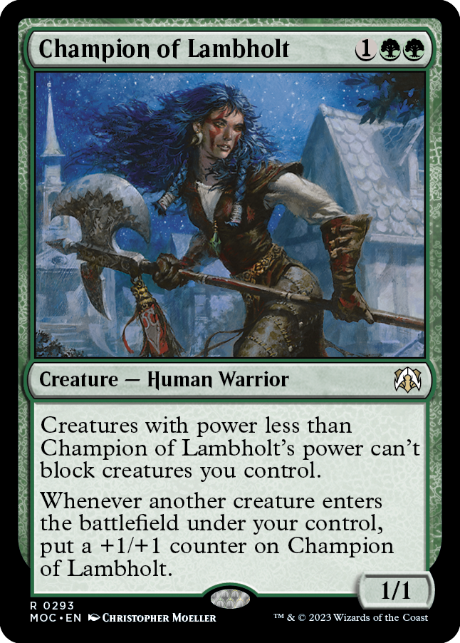 Champion of Lambholt [March of the Machine Commander] | Silver Goblin