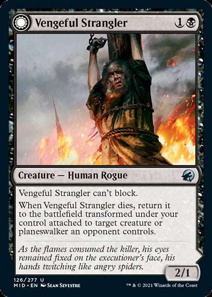 Vengeful Strangler (126) Foil - Innistrad: Midnight Hunt