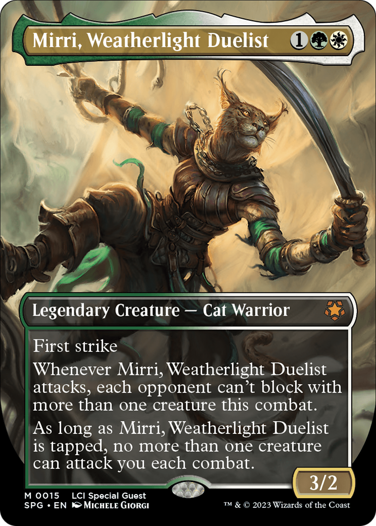 Mirri, Weatherlight Duelist (Borderless) (015) - Special Guests
