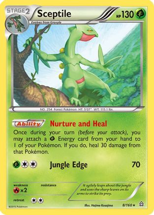 Sceptile (8) - XY  Primal Clash