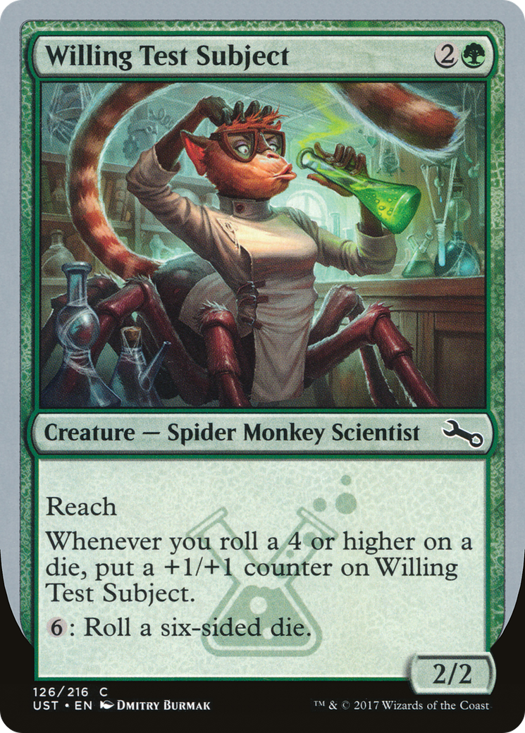 Willing Test Subject (126) - Unstable