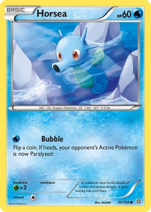 Horsea (30) - XY  Primal Clash