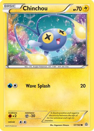 Chinchou (57/160) [XY: Primal Clash] | Silver Goblin