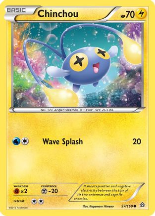 Chinchou (57/160) [XY: Primal Clash] Reverse Holofoil
