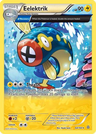 Eelektrik (64/160) [XY: Primal Clash] Reverse Holofoil