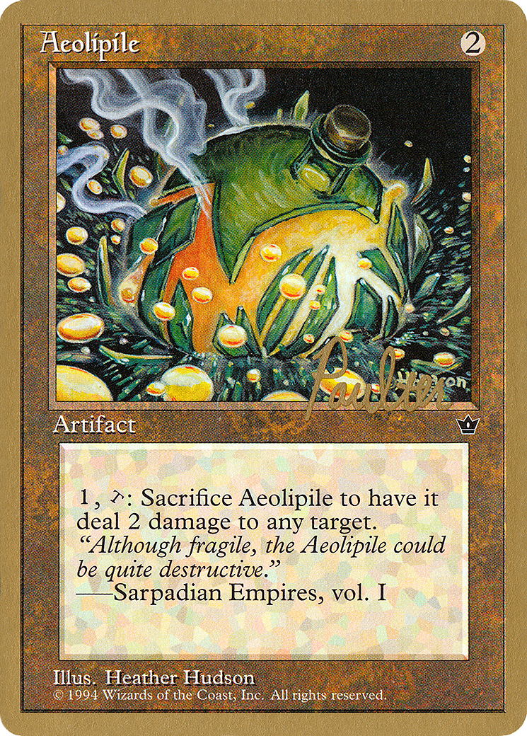 Aeolipile (Preston Poulter) [Pro Tour Collector Set] | Silver Goblin