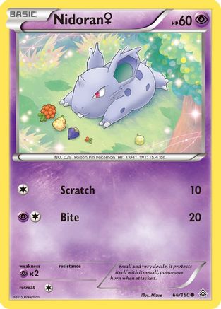 Nidoran (F) (66) - XY  Primal Clash