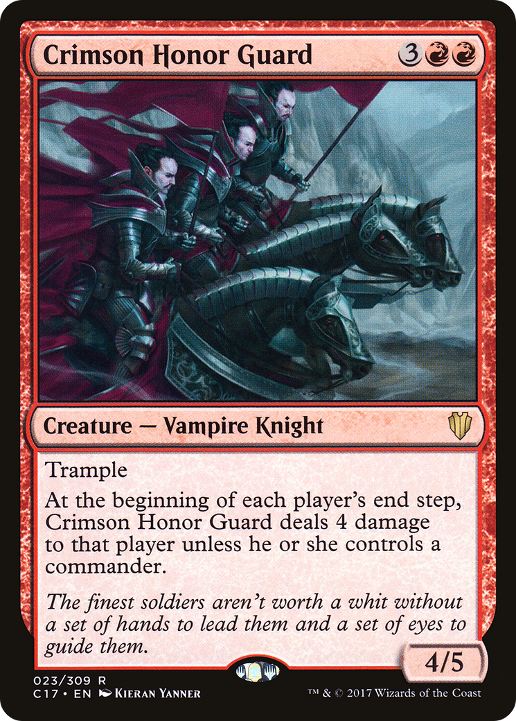 Crimson Honor Guard (023) - Commander 2017