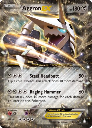 Aggron EX (93) Holofoil - XY  Primal Clash