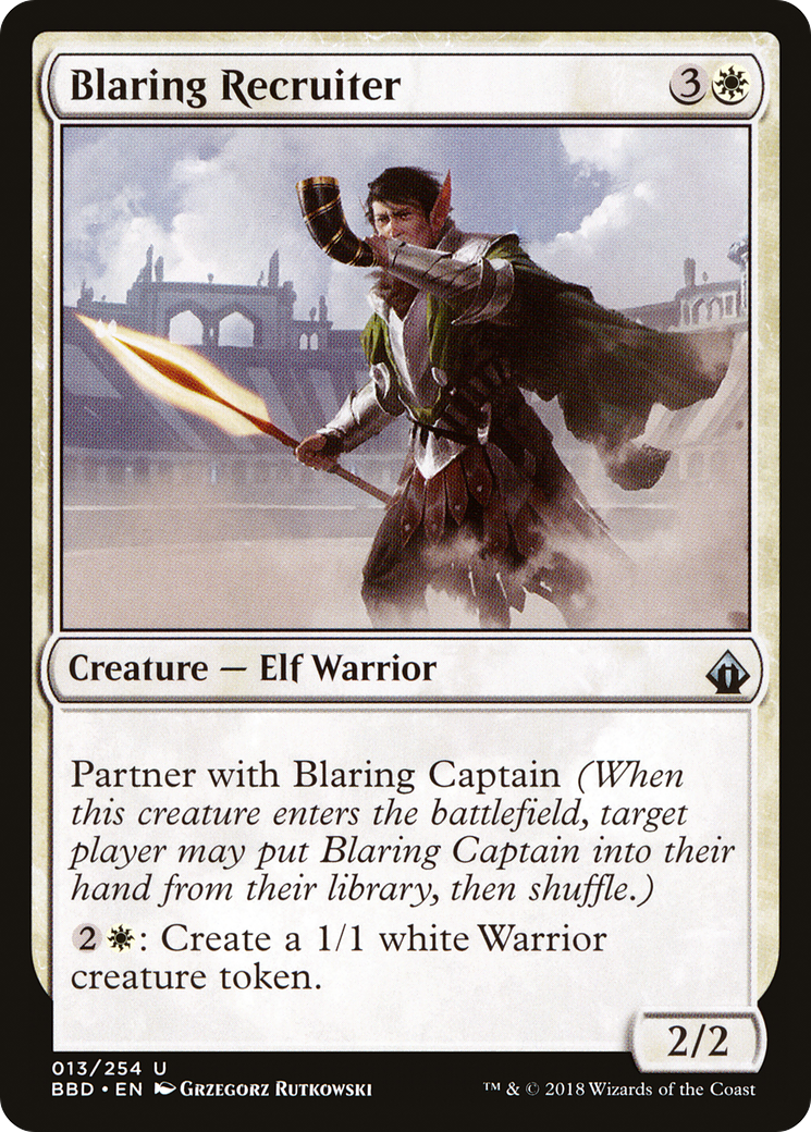 Blaring Recruiter (013) Foil - Battlebond