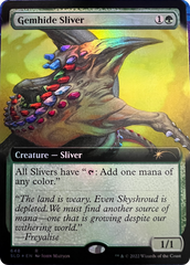 Gemhide Sliver (Extended Art) [Secret Lair Drop Series] | Silver Goblin