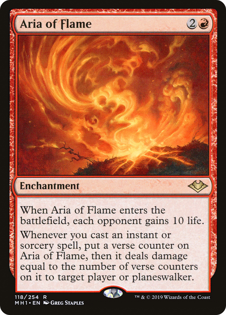 Aria of Flame (118) Foil - Modern Horizons