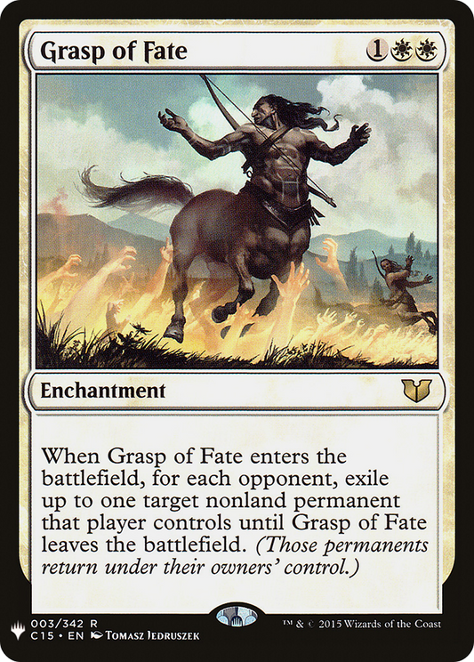 Grasp of Fate (C15-3) - The List