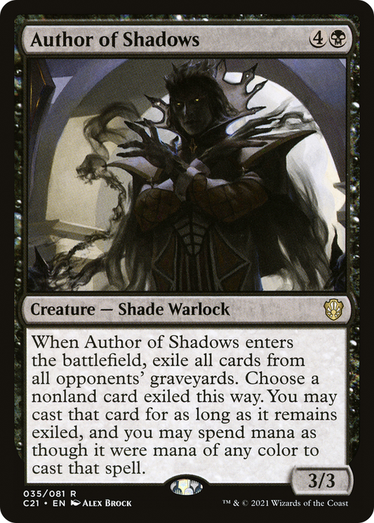 Author of Shadows (035) - Commander 2021