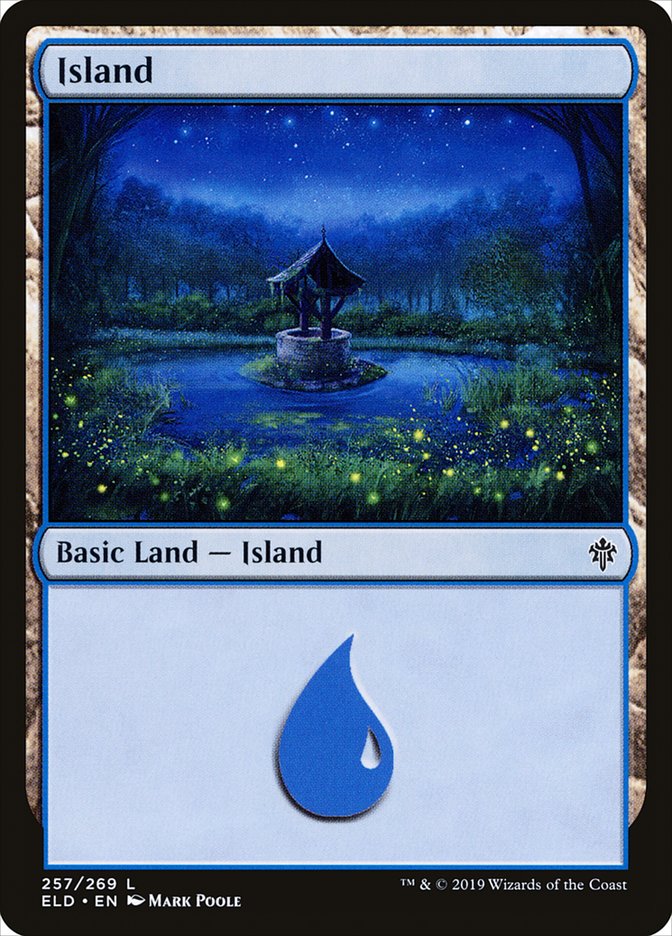 Island (257) [Throne of Eldraine] | Silver Goblin