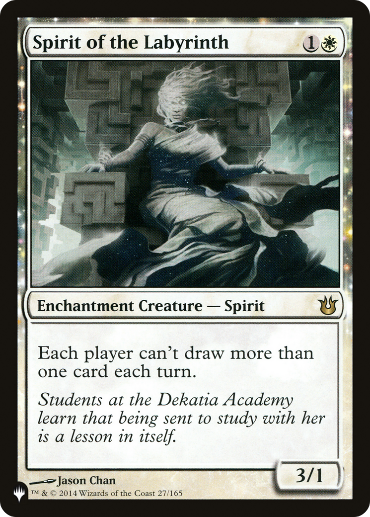 Spirit of the Labyrinth (BNG-27) - The List
