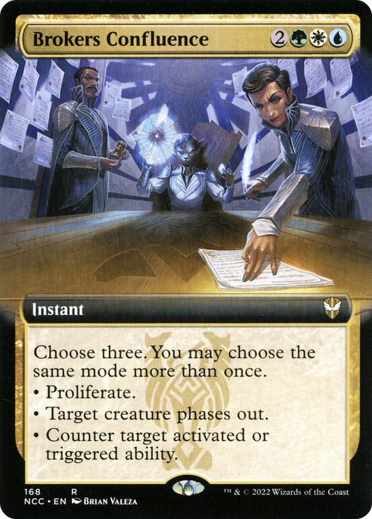 Brokers Confluence (Extended Art) (168) - New Capenna Commander