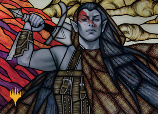 Radha, Coalition Warlord Art Card (Gold-Stamped Signature) [Dominaria United Art Series]