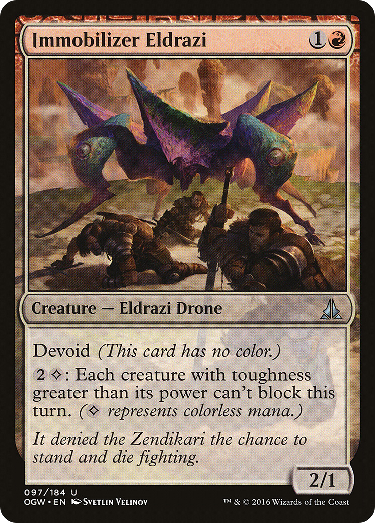 Immobilizer Eldrazi (097) Foil - Oath of the Gatewatch