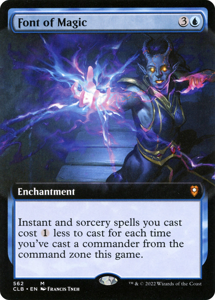 Font of Magic (Extended Art) (562) - Commander Legends: Battle for Baldur's Gate