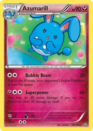 Azumarill (103) - XY  Primal Clash