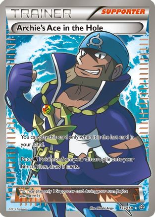 Archie's Ace in the Hole (157/160) [XY: Primal Clash] | Silver Goblin