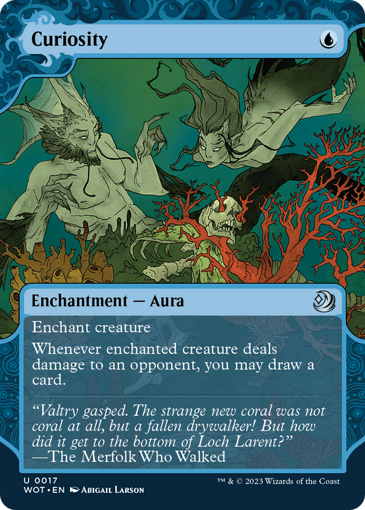 Curiosity (Showcase) (017) Foil - Wilds of Eldraine: Enchanting Tales