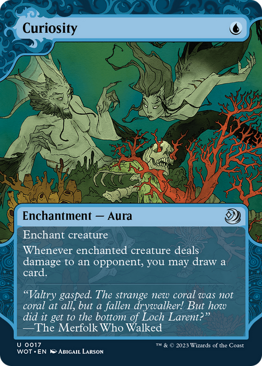 Curiosity (Showcase) (017) Foil - Wilds of Eldraine: Enchanting Tales