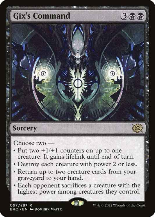 Gix's Command (097) Foil - The Brothers' War