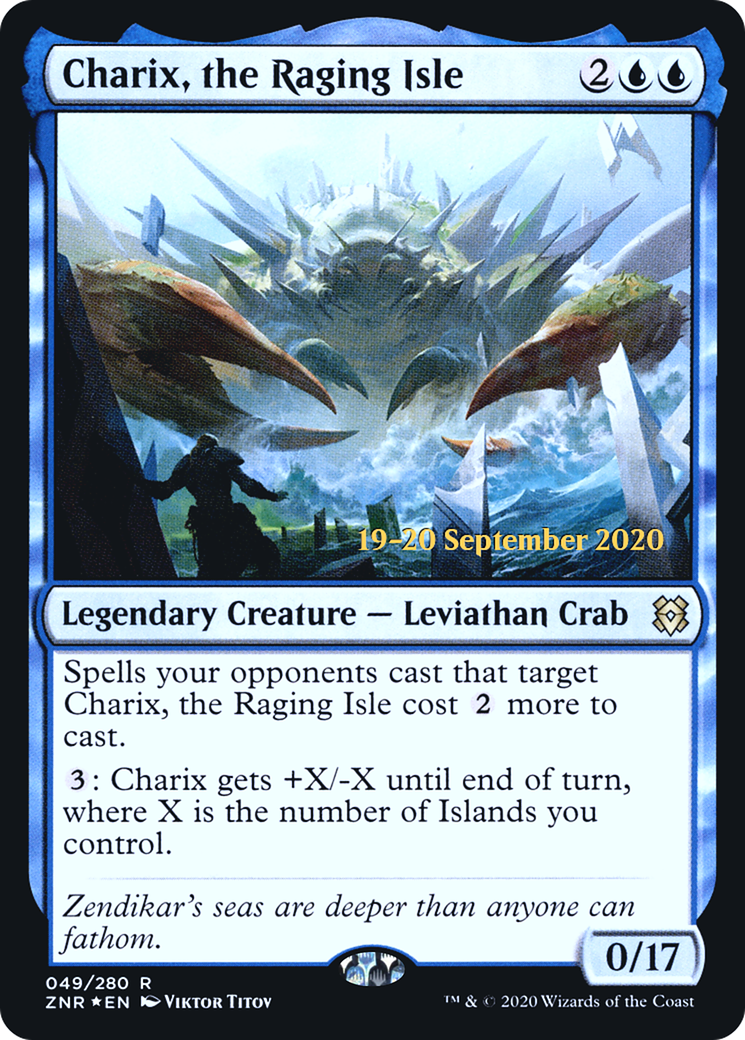 Charix, the Raging Isle (49s) Foil - Zendikar Rising Promos