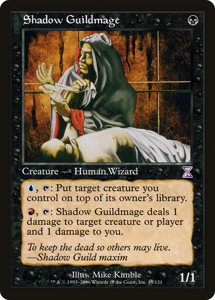 Shadow Guildmage (Retro) (046) Foil - Time Spiral Timeshifted