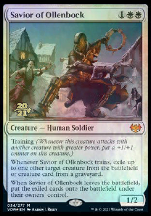 Savior of Ollenbock [Innistrad: Crimson Vow Prerelease Promos] | Silver Goblin