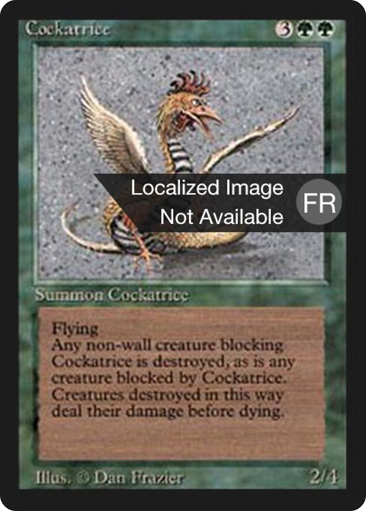 Cockatrice [Foreign Black Border] | Silver Goblin