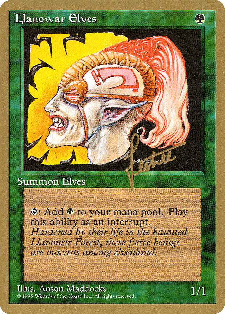Llanowar Elves - 1996 Bertrand Lestree (4ED) - Pro Tour Collector Set