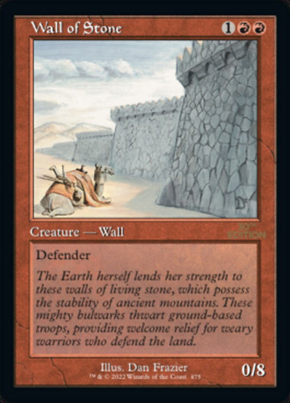 Wall of Stone (Retro) (475) - 30th Anniversary Edition