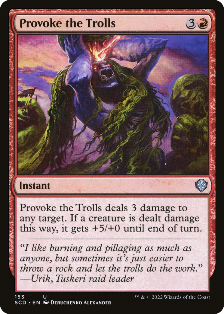 Provoke the Trolls (153) - Starter Commander Decks