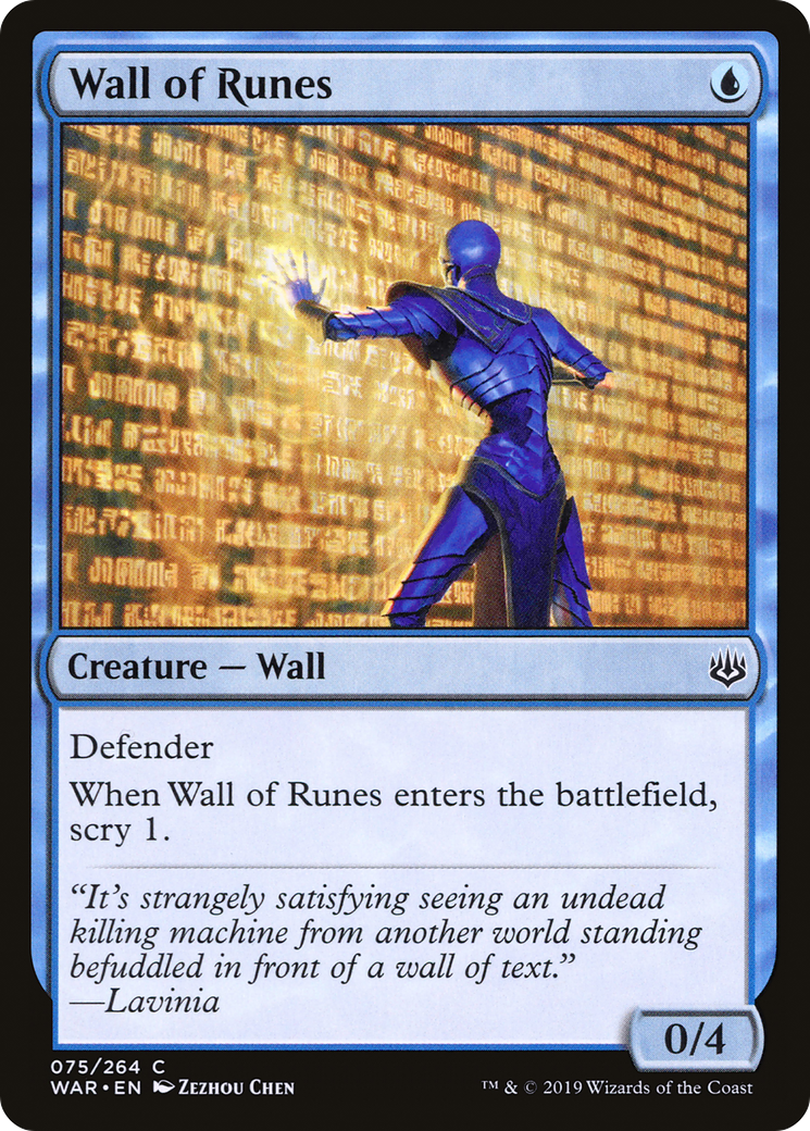 Wall of Runes (075) - War of the Spark