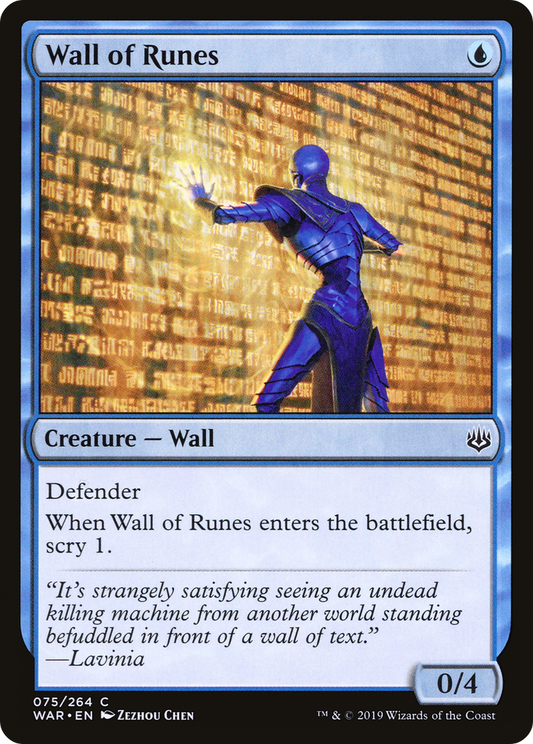 Wall of Runes (075) - War of the Spark